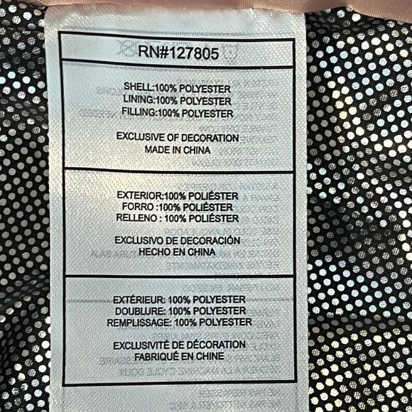 Super Triple Goose Woman’s Pink Ski Jacket  Vegan 15- -20 Degrees L - Picture 9 of 11